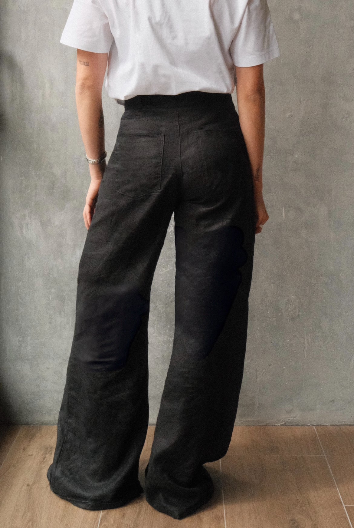 Pantalon Aire Bota Campana de Linio Negro