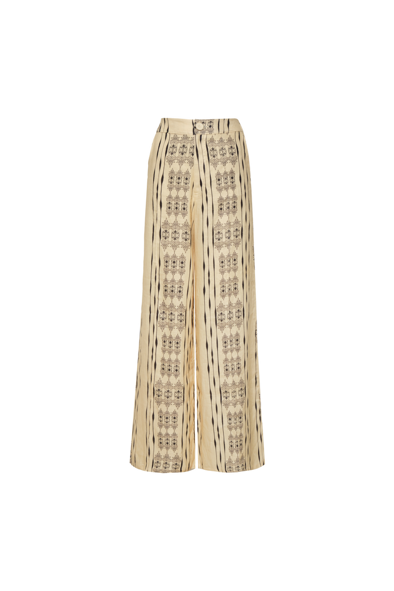 Pant Bohemio Amarillo Amarre