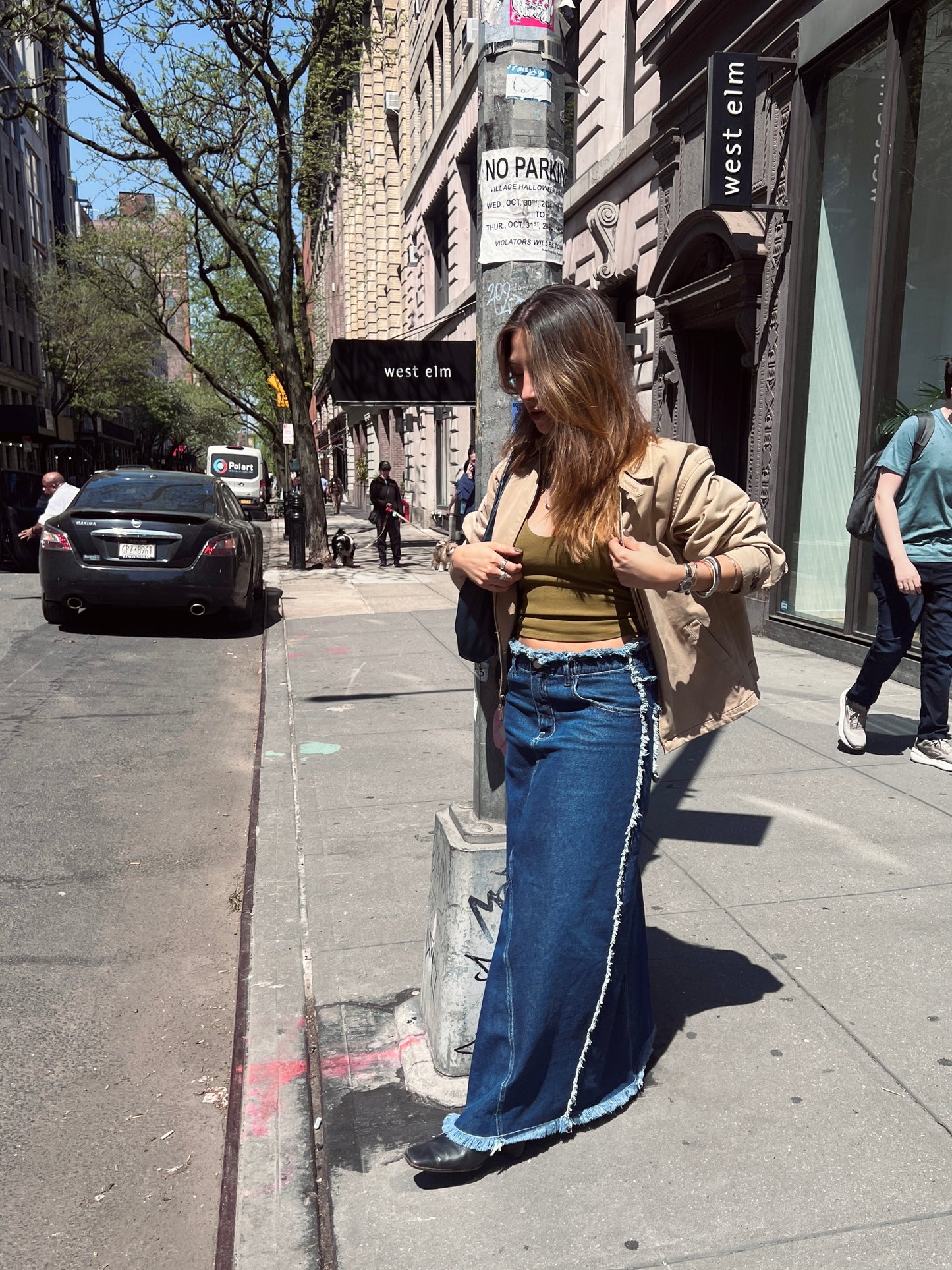 Falda Maxi de Denim 100% Algodón
