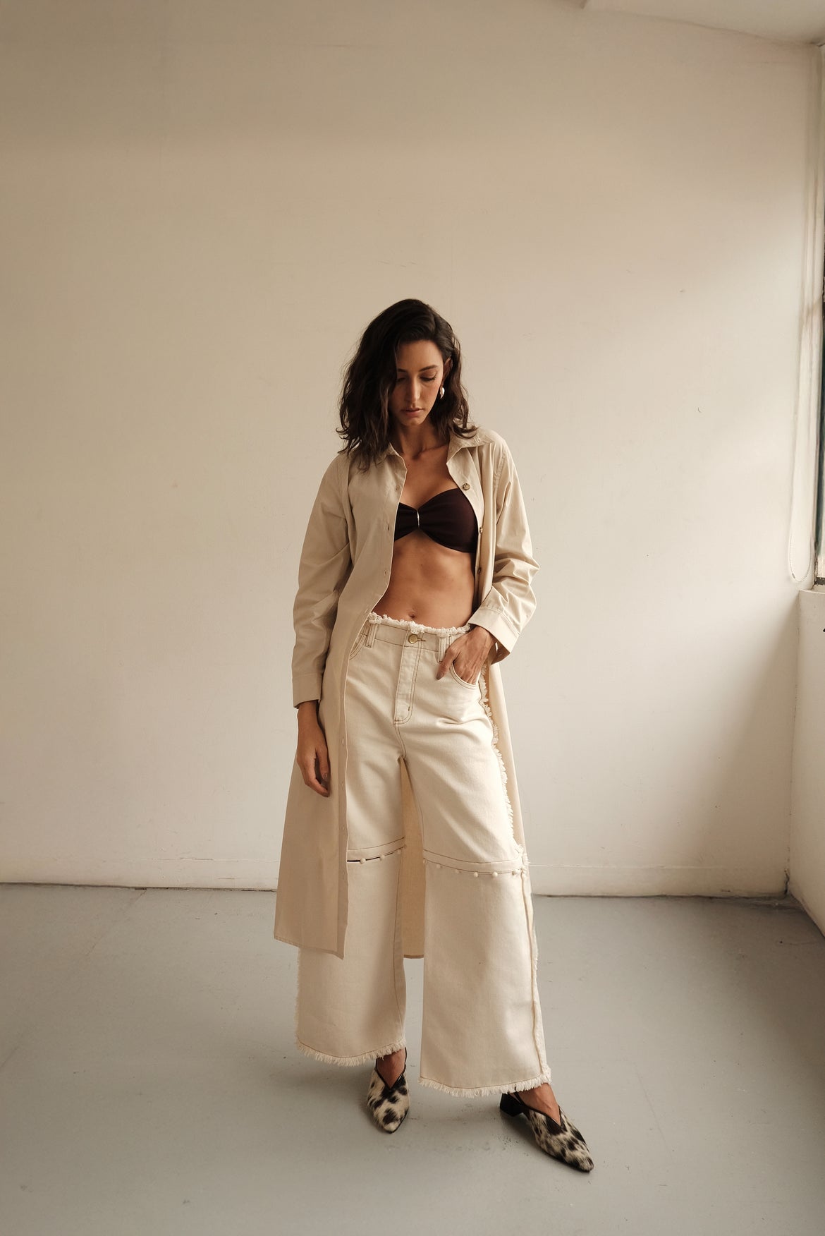 Pantalon Mystic Ecru