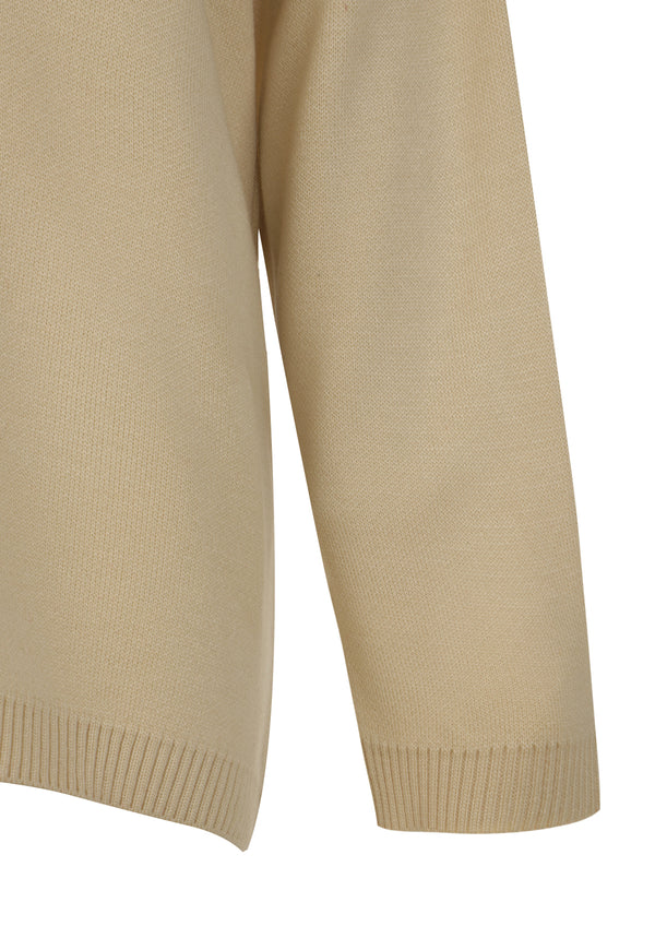 Sweater Almond Milk Knit Ivory