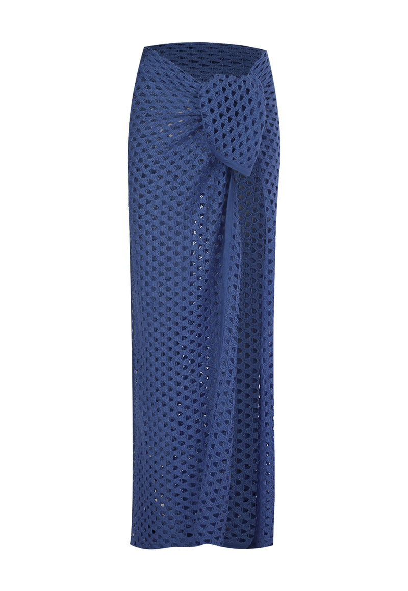 Sarong Caprichosa Knit Azul