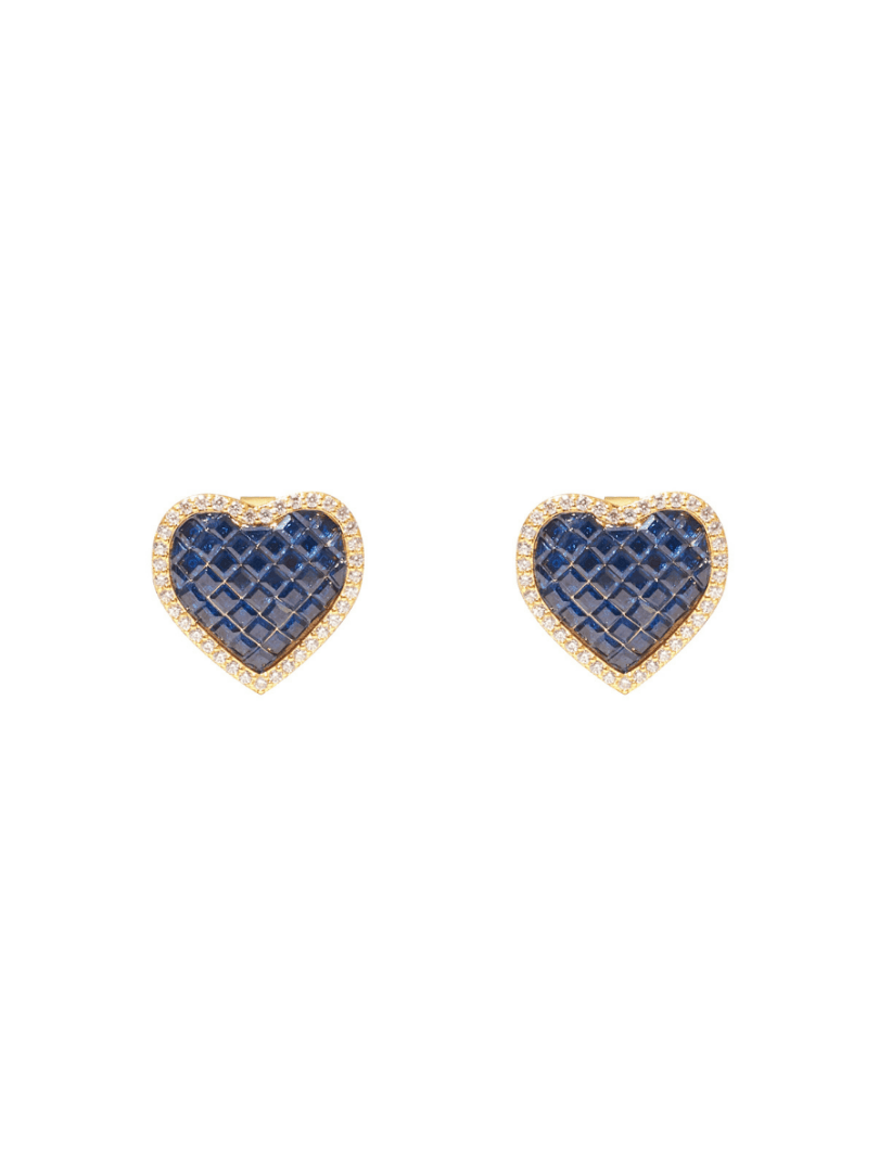 Topos Corazon Zafiro Borde Crystal