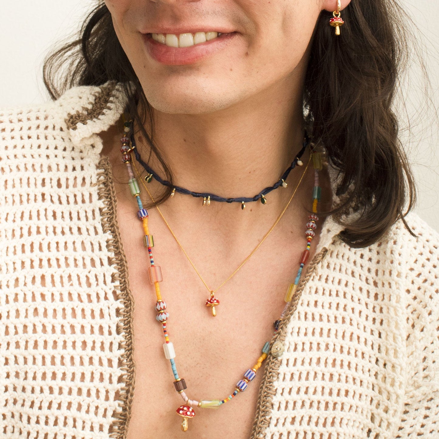 Collar Corto Seta