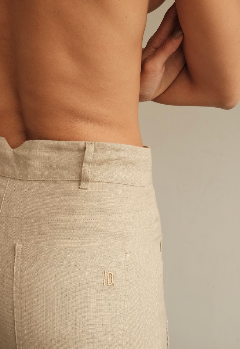 Pantalón Aire de Lino Mocca