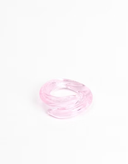 Anillo Remolino Rosado