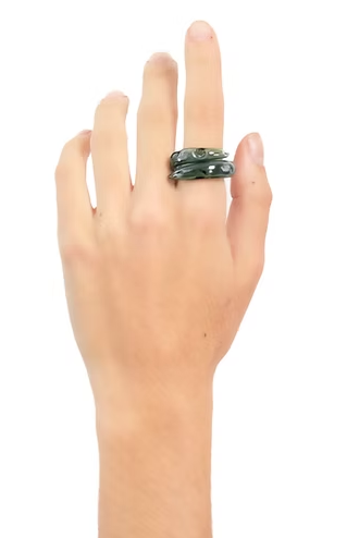 Anillo Remolino Turquesa