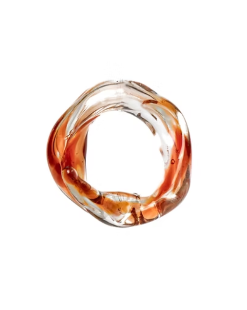 Anillo Soplo Remolino Rojo