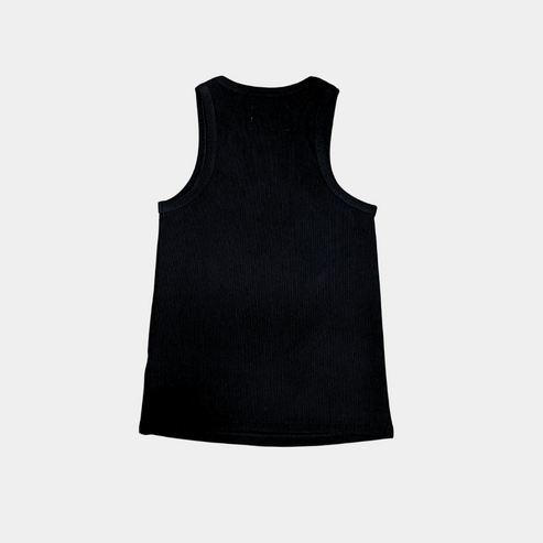 Top Papaya Black Tank