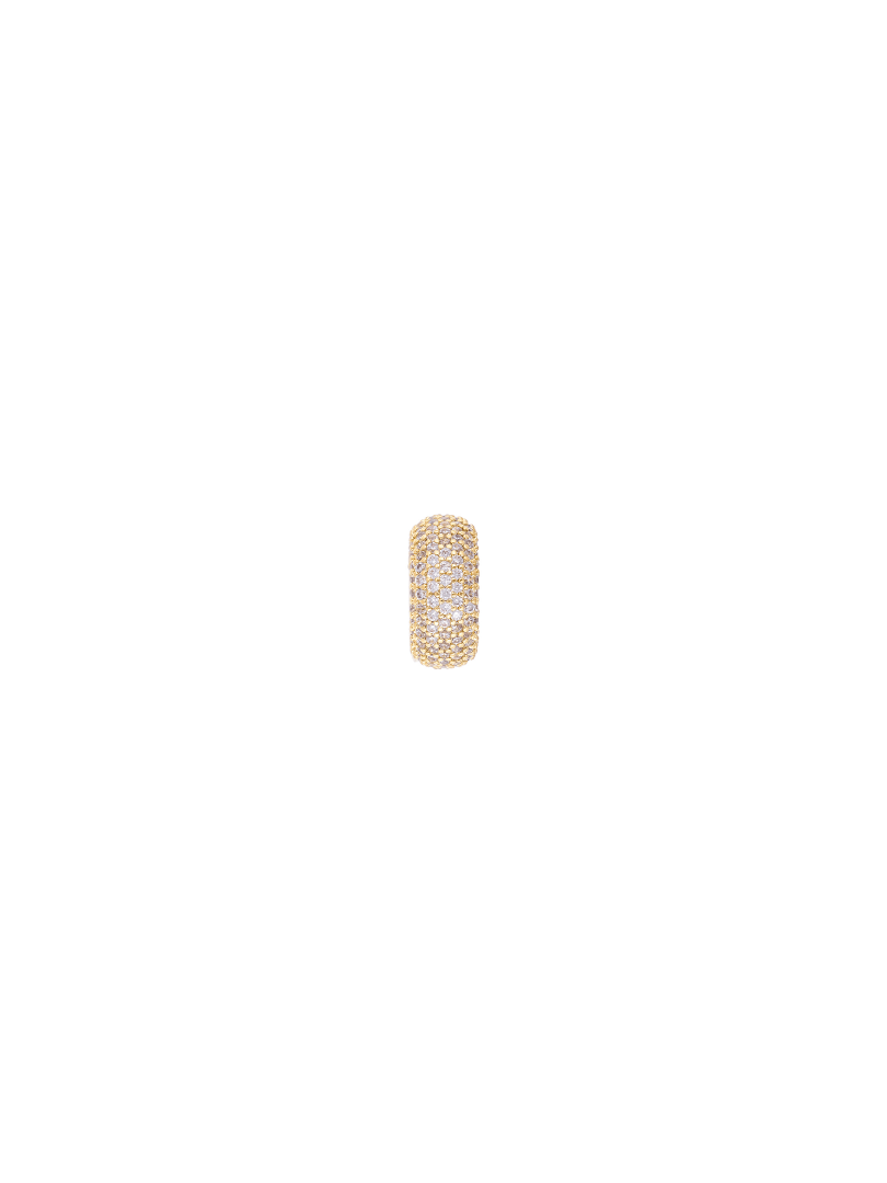Ear Cuff Micro Crystal Dorado