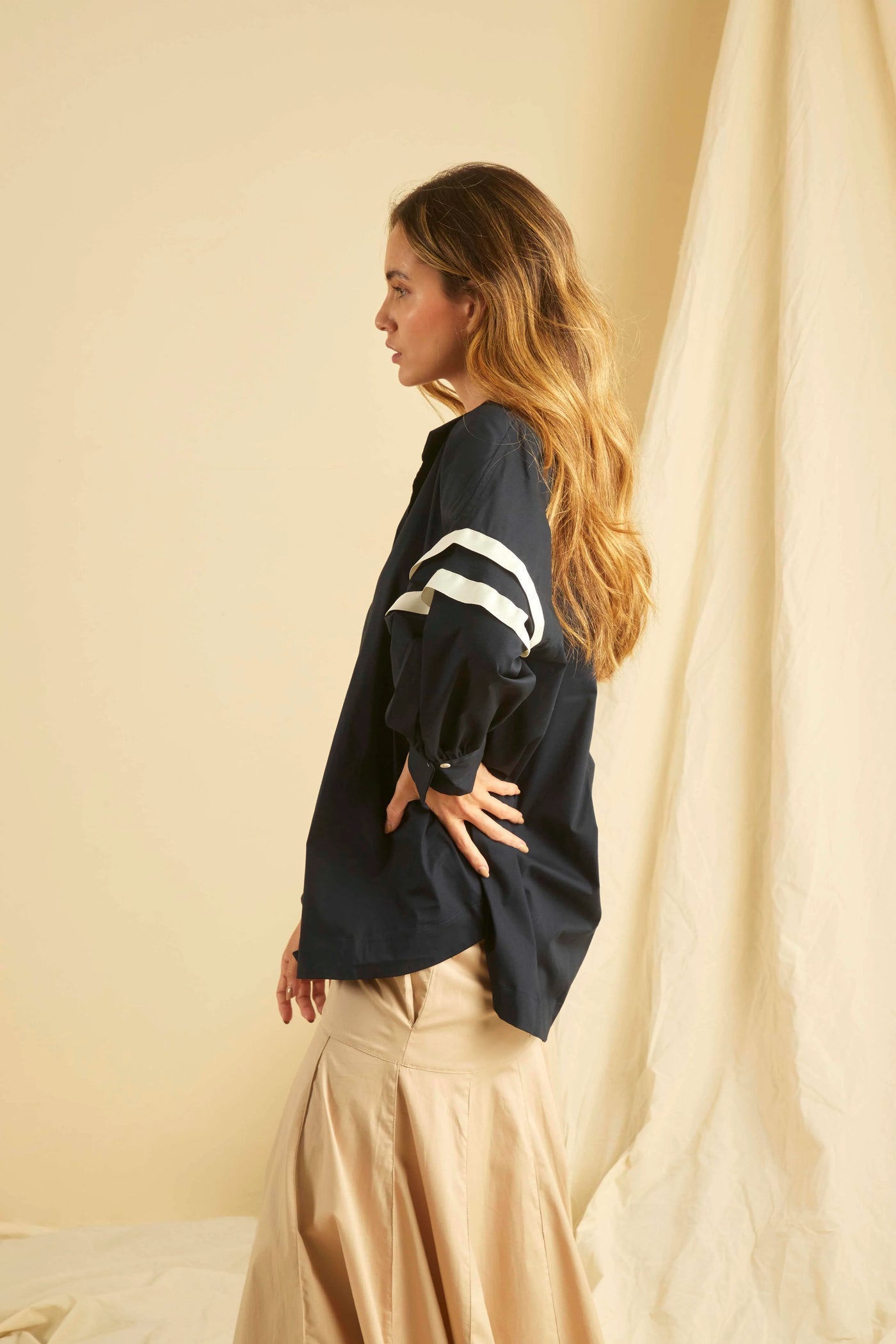 Camisa Diva Navy