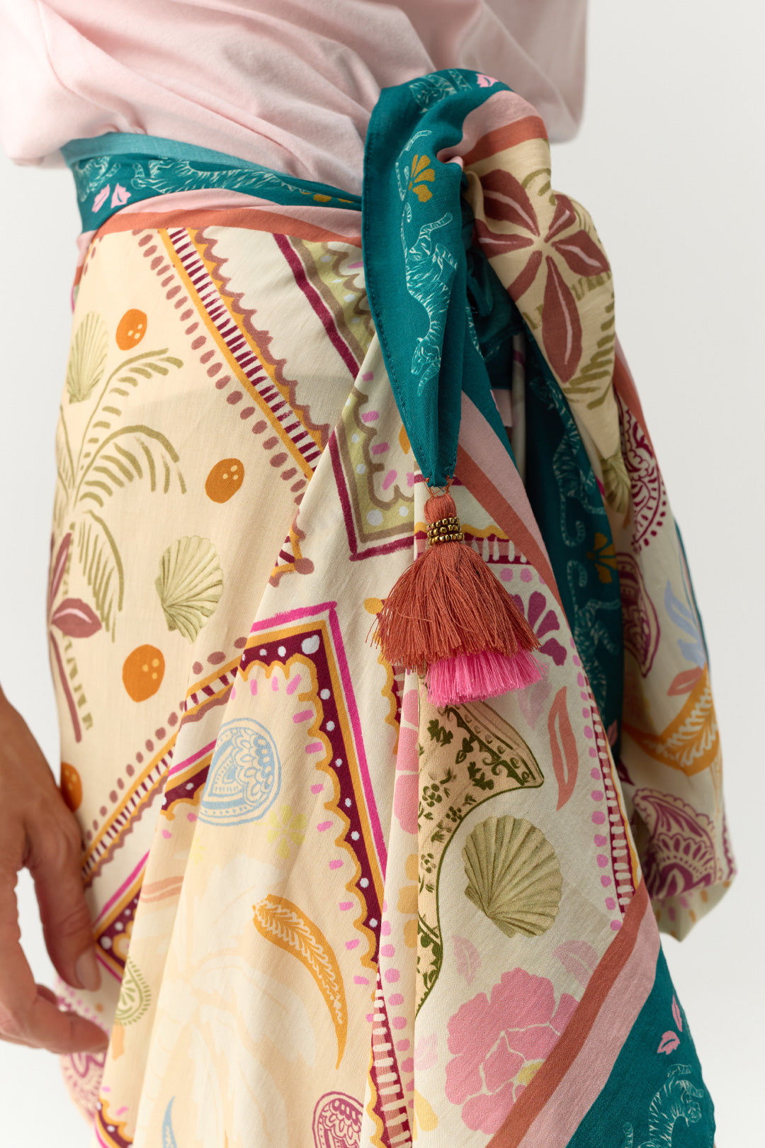 Moroccan Teal One Size