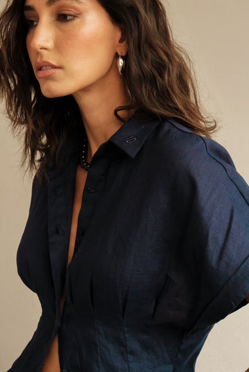 Top Akito Azul Noche