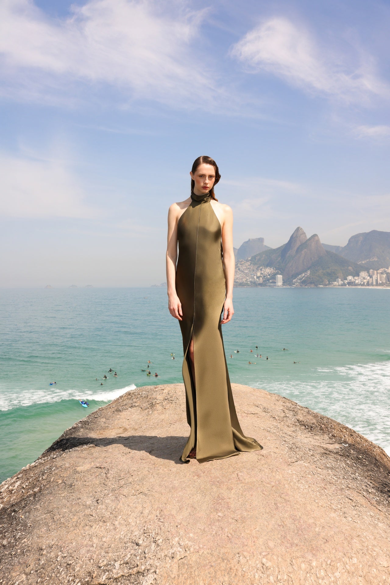 Vestido Clavel Olivo