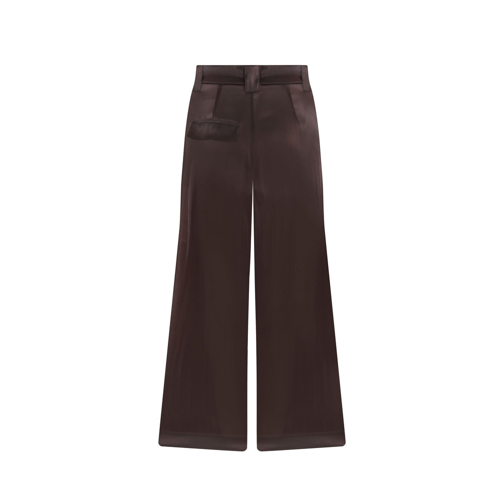 Pants Organza Palazzo Café