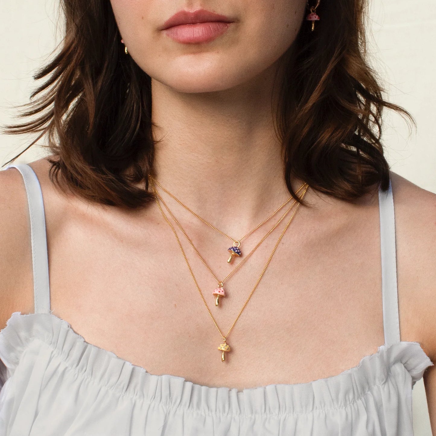 Collar Corto Seta Pink
