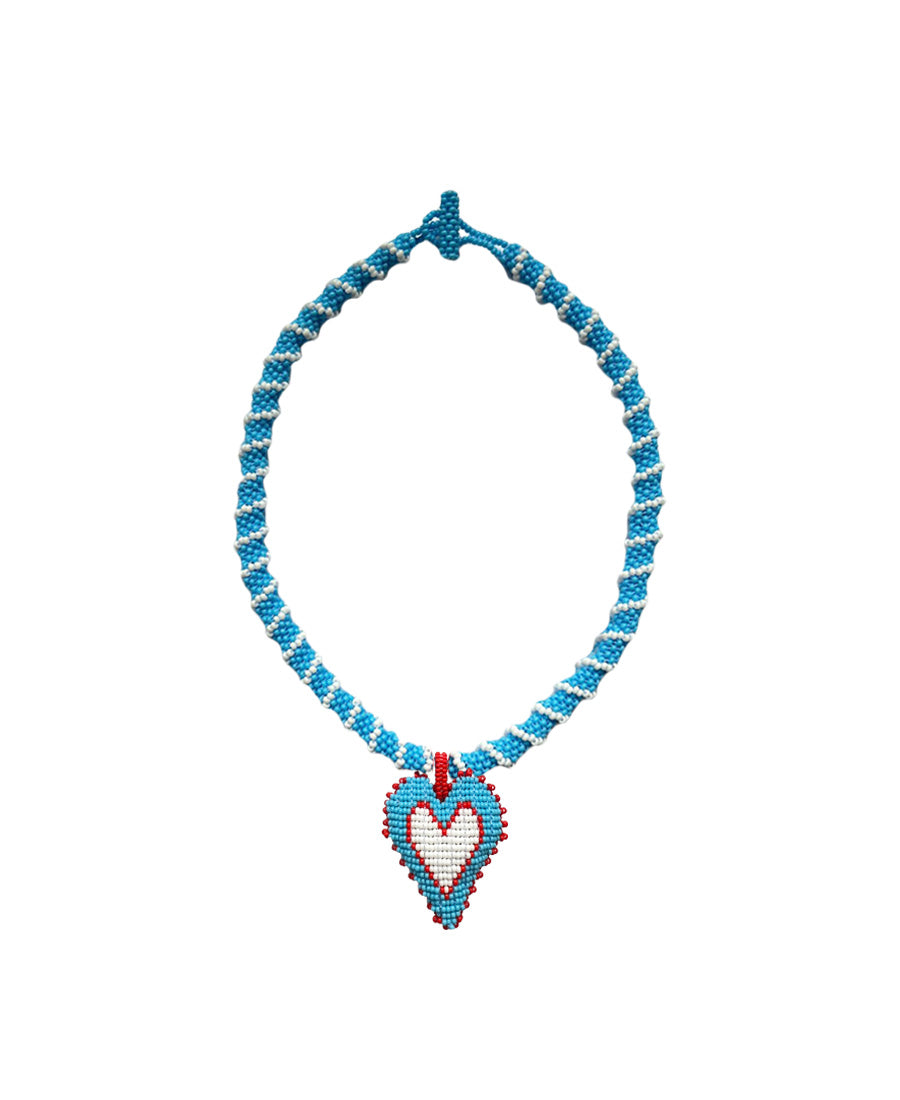 Collar Lucky Me Short Azul Claro