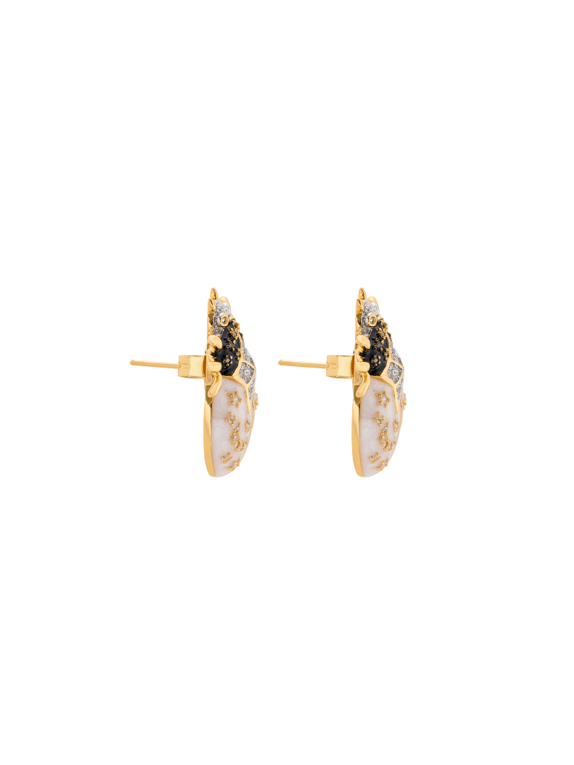 Topos Thea Crystal Pearl-Neck Black