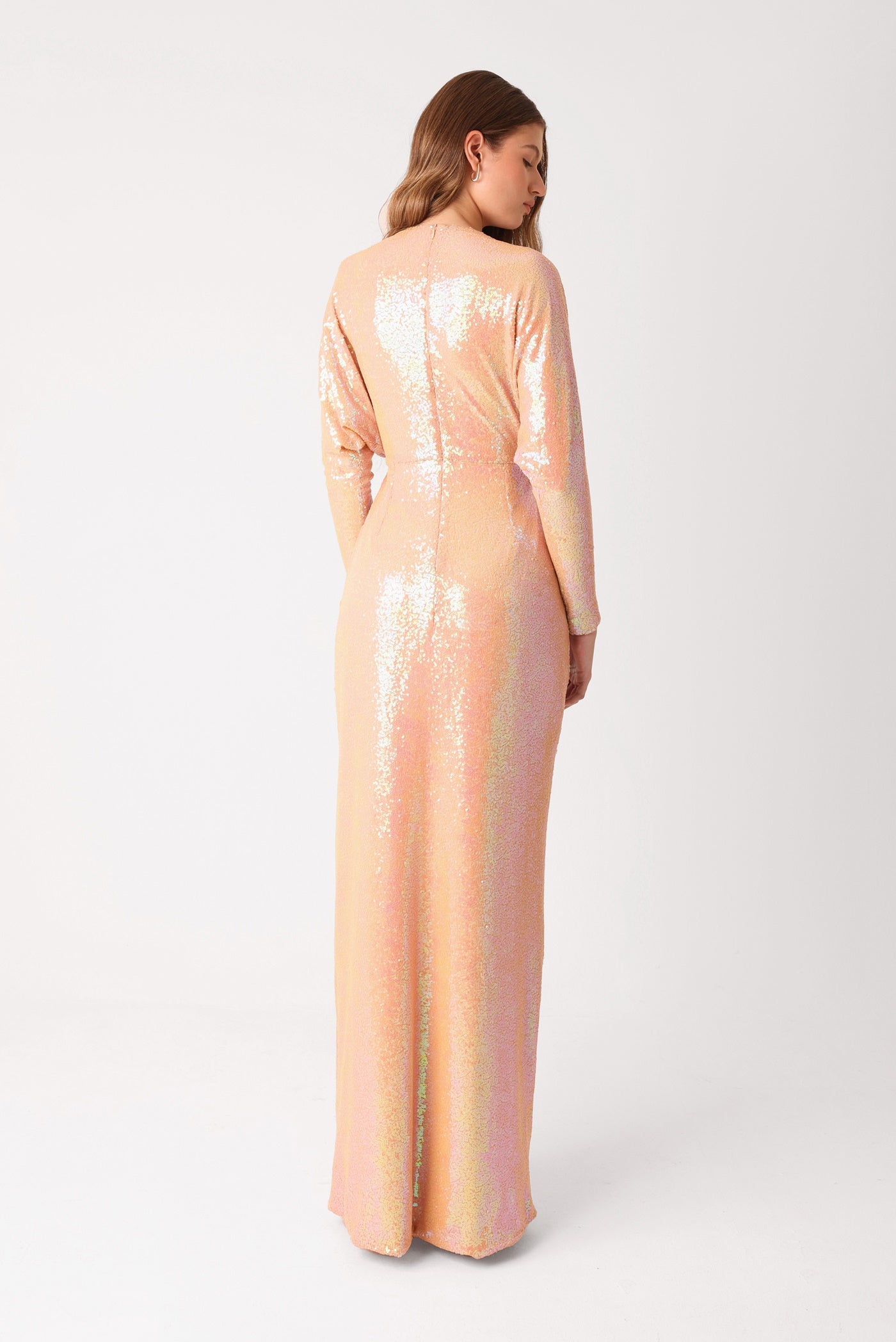Vestido Alicia Lentejuelas Nude