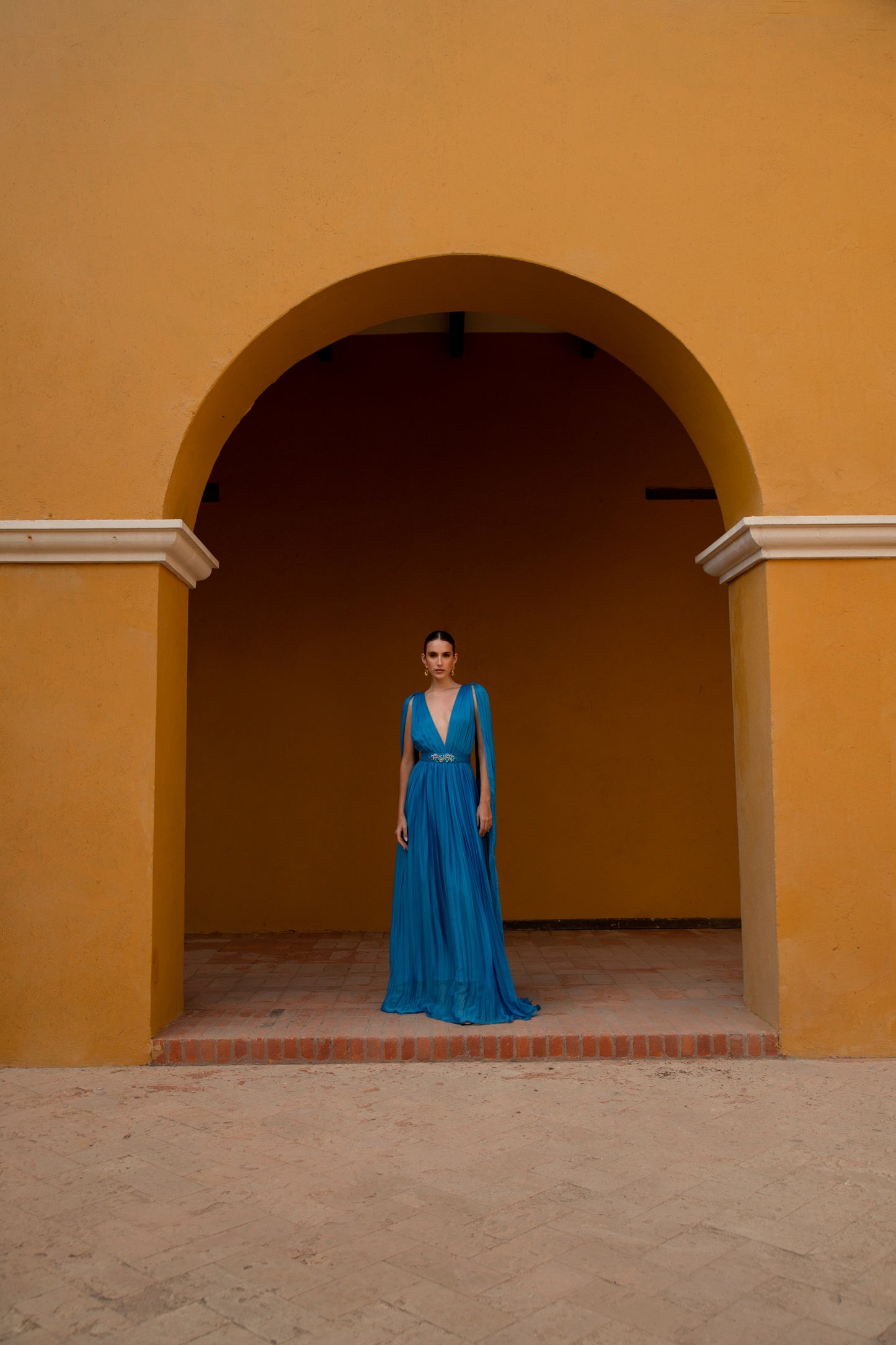 Vestido Olympia Azul