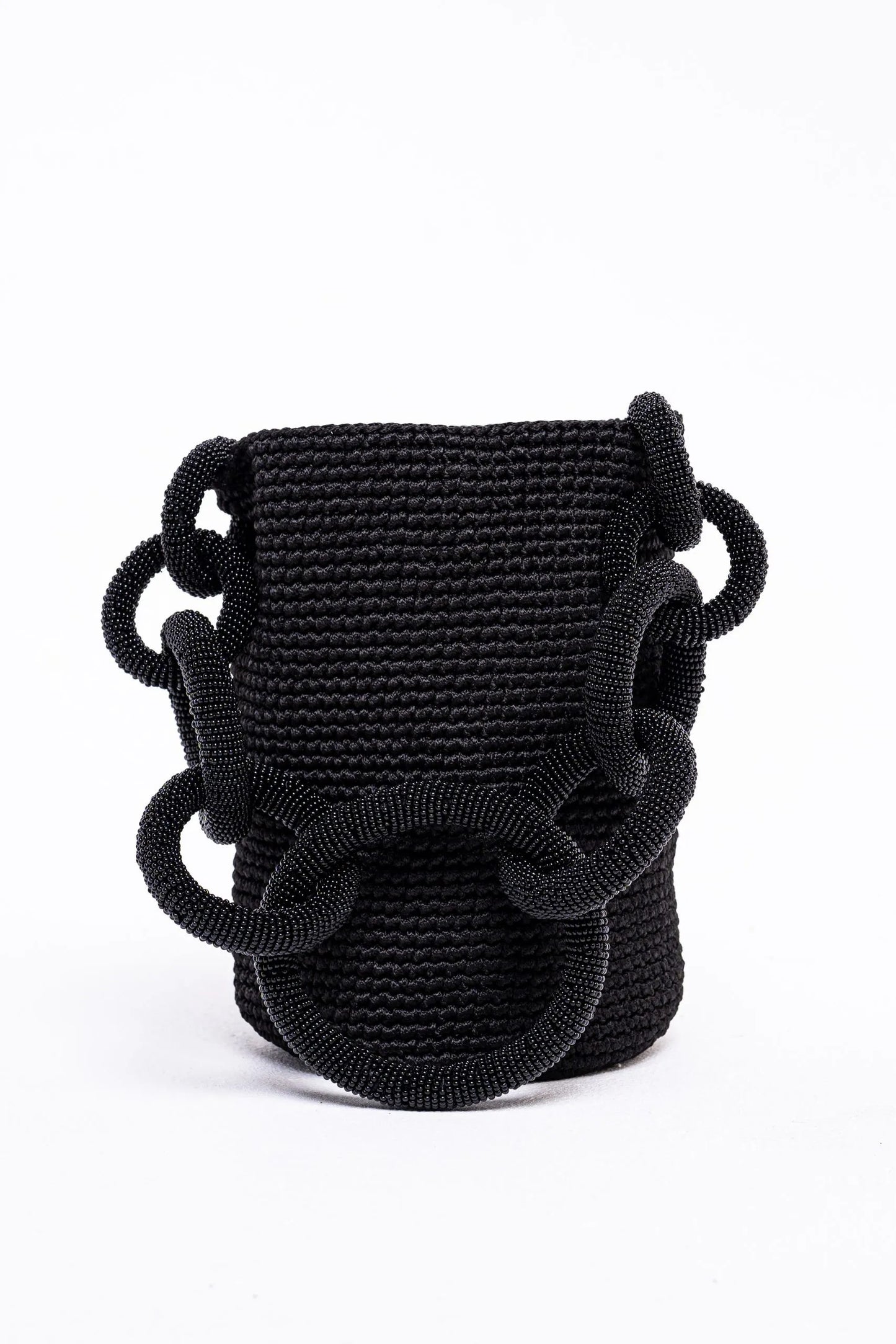Mochila Fiestika Cinta y Argollas Negra