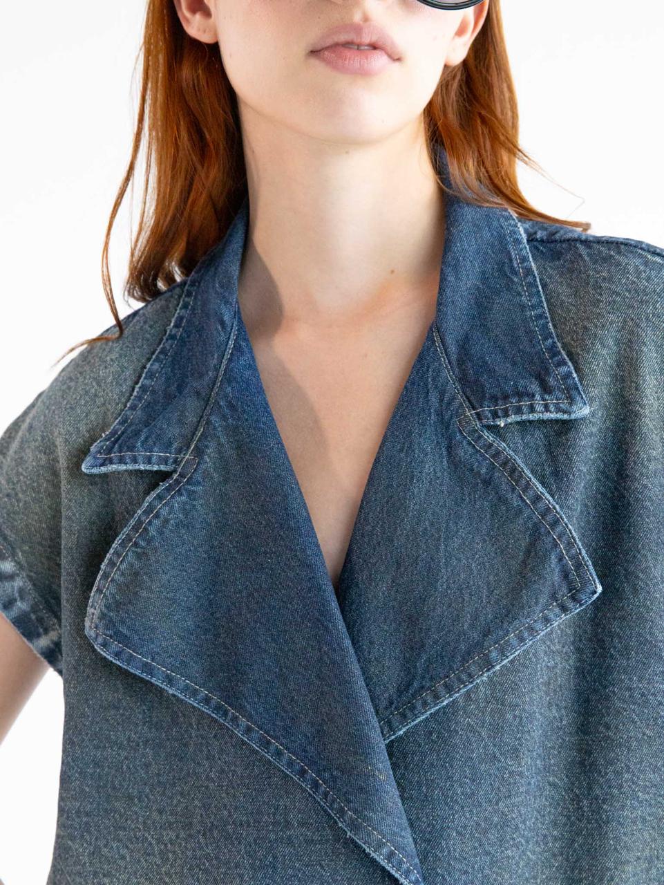 Midnight Denim Vest