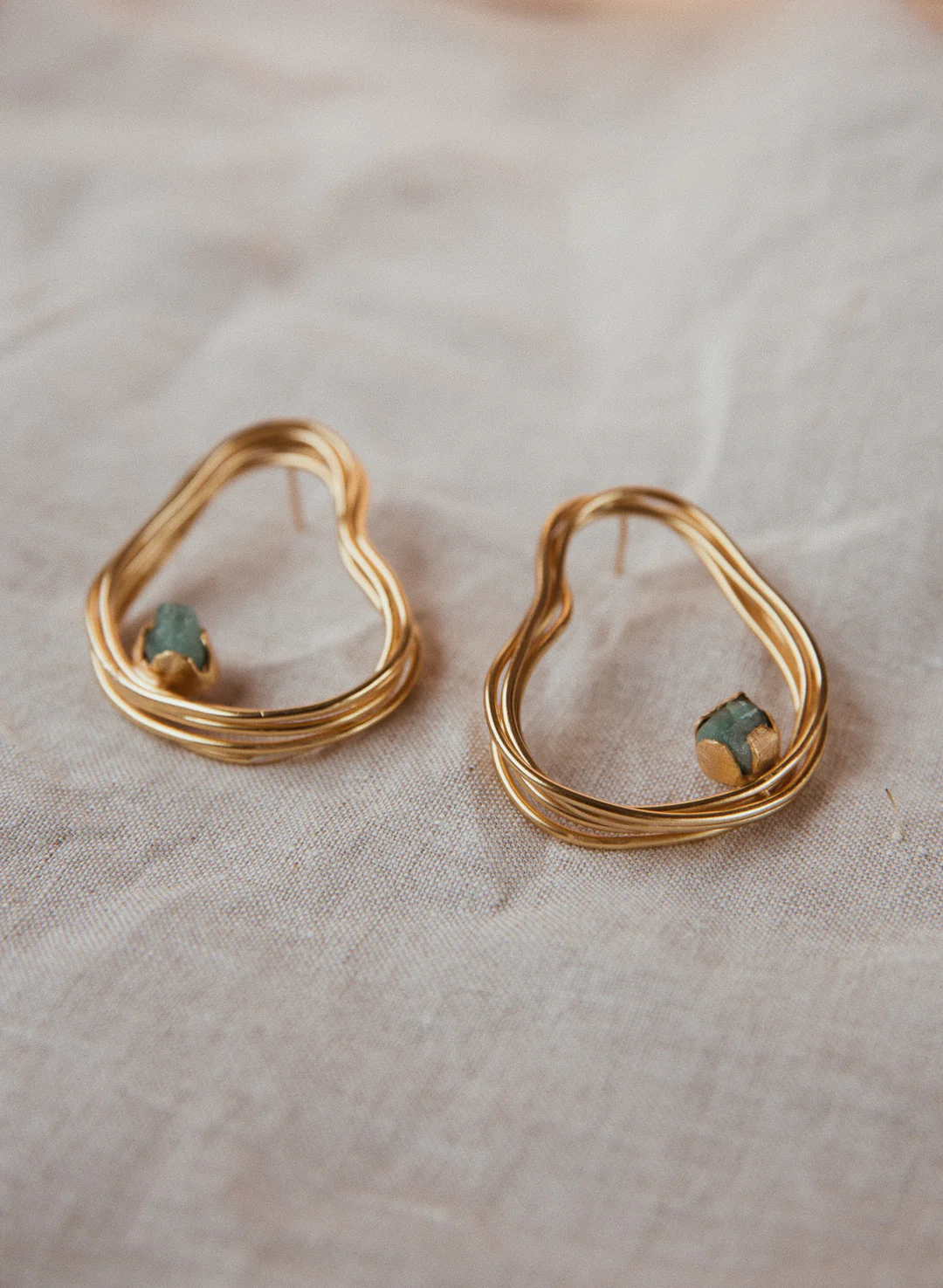 Aretes Providencia Mid Esmeralda