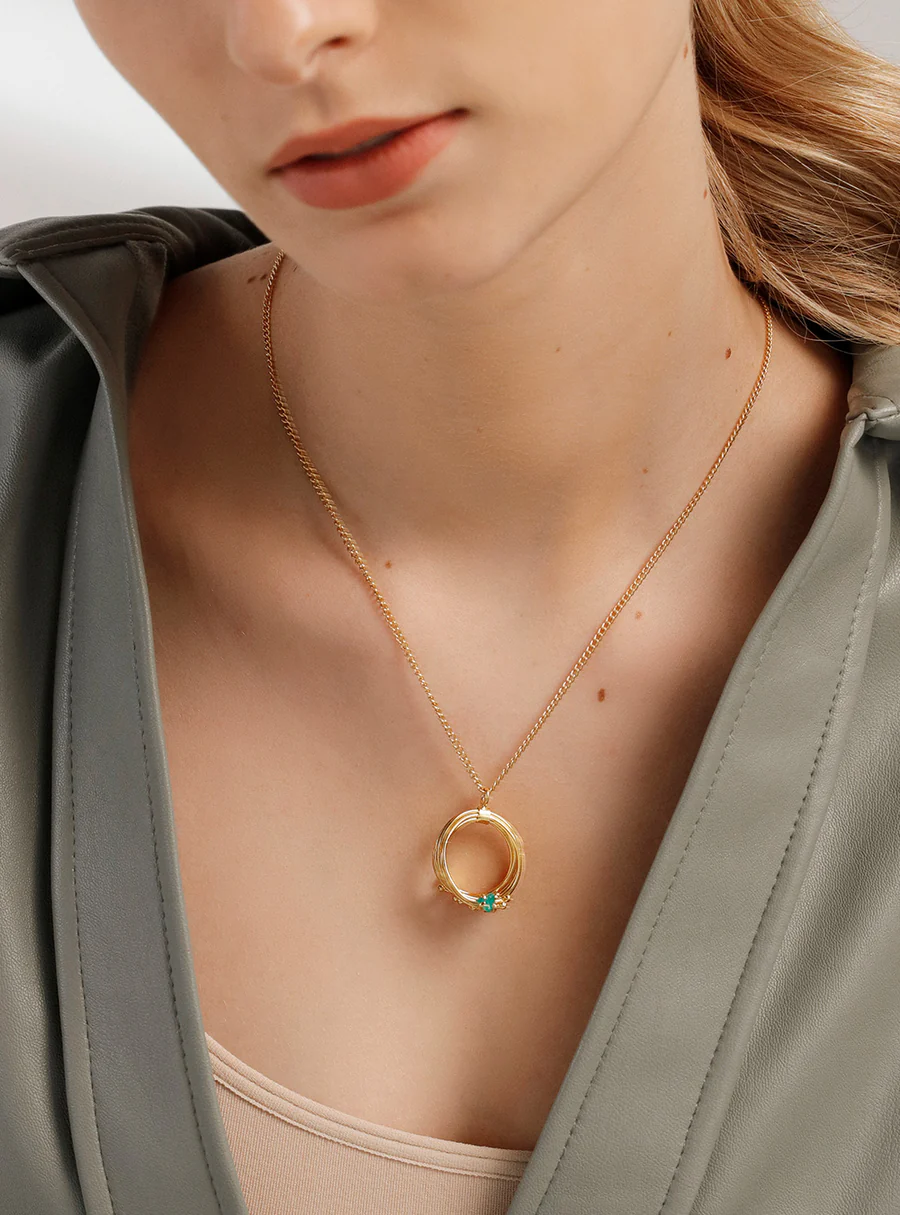Collar Geo Charm