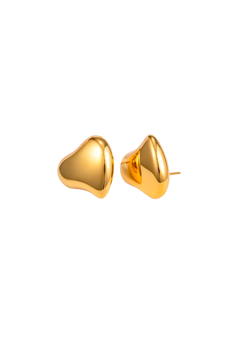Aretes Heart Gold