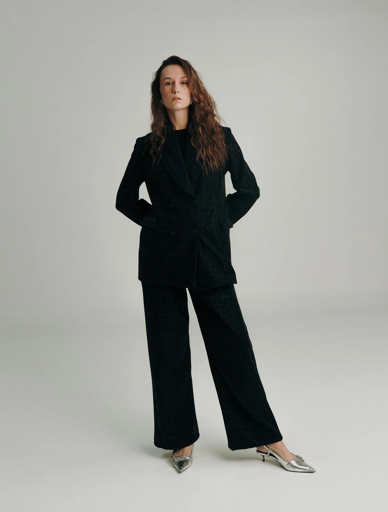 Pantalon Malbec Print Negro
