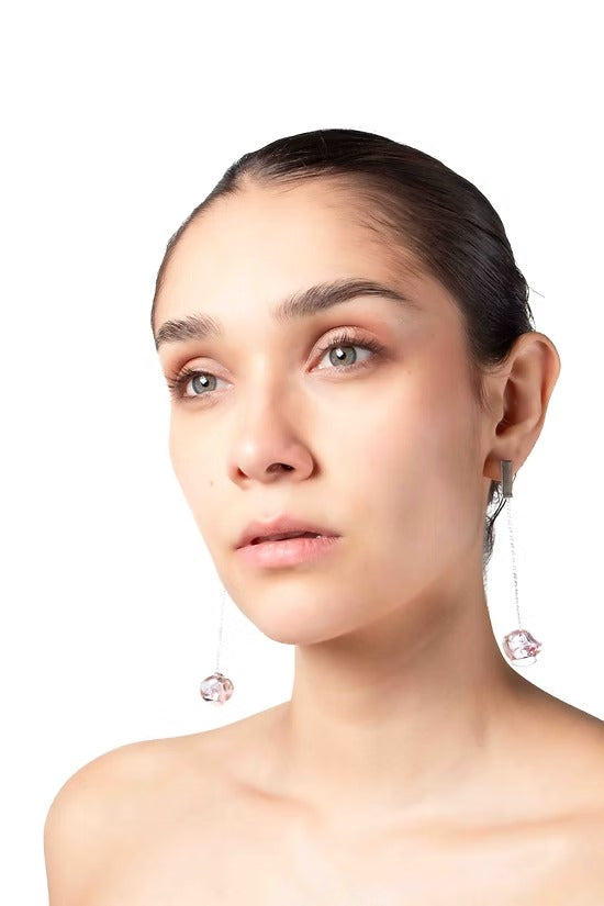 Aretes Soplo S Morado