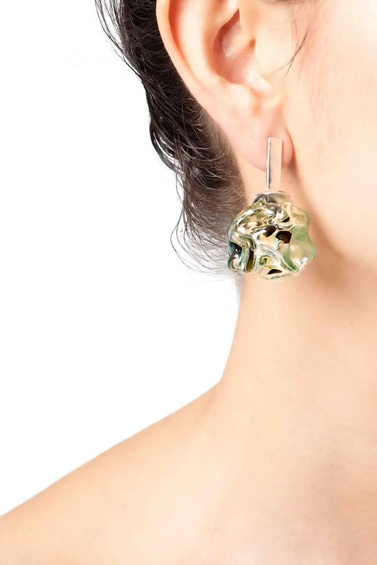 Aretes Soplo M Verde
