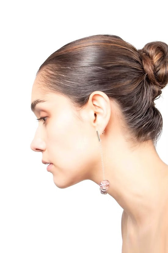 Aretes Soplo S Morado