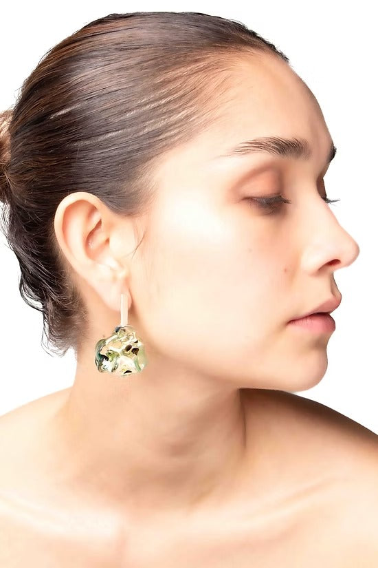 Aretes Soplo M Verde