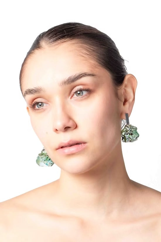 Aretes Soplo M Verde