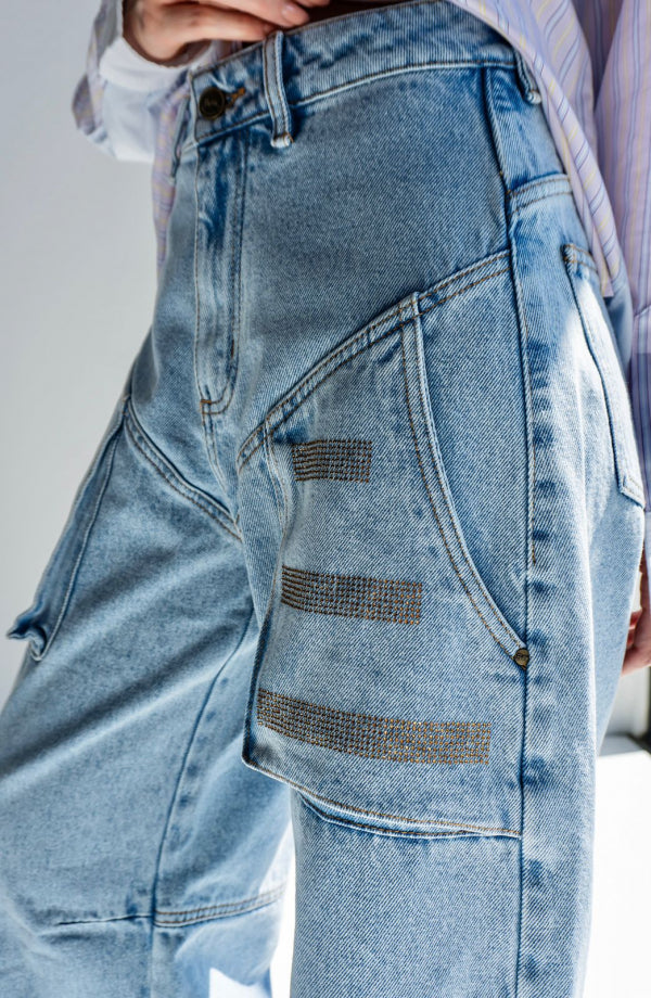Jean No Pictures Blue