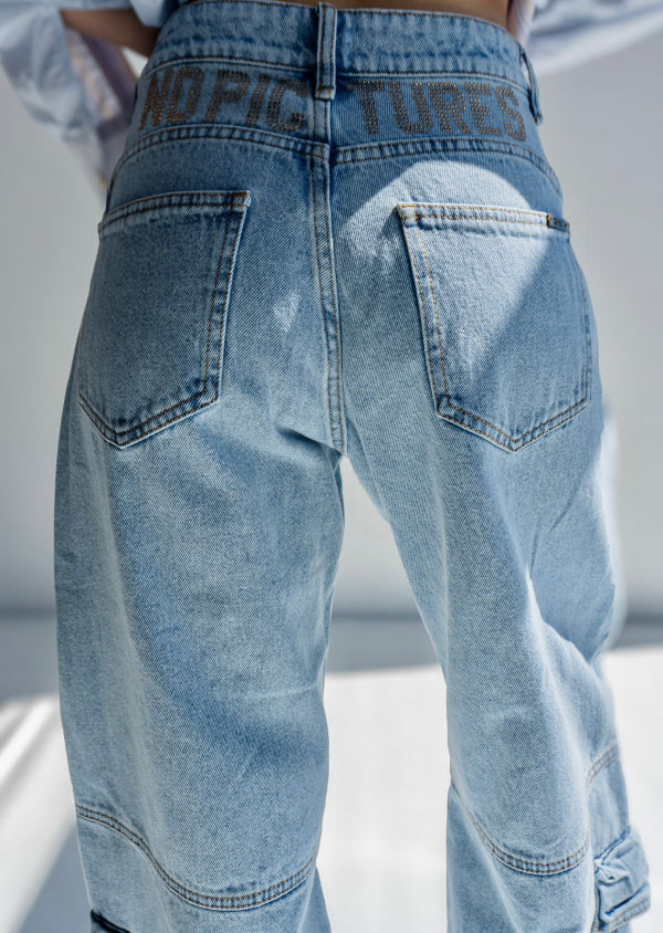 Jean No Pictures Blue