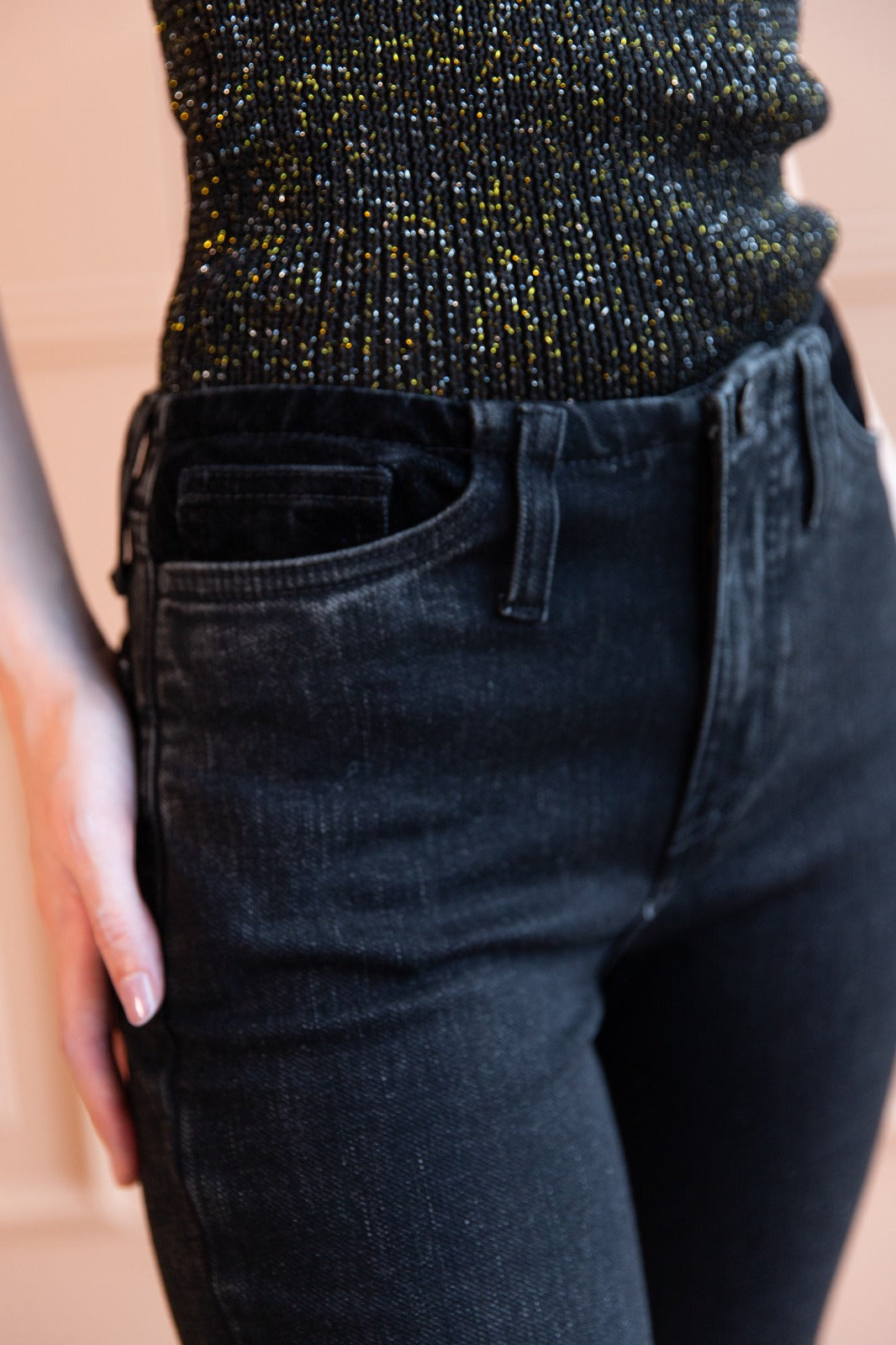Jean Denim Velvet Leia
