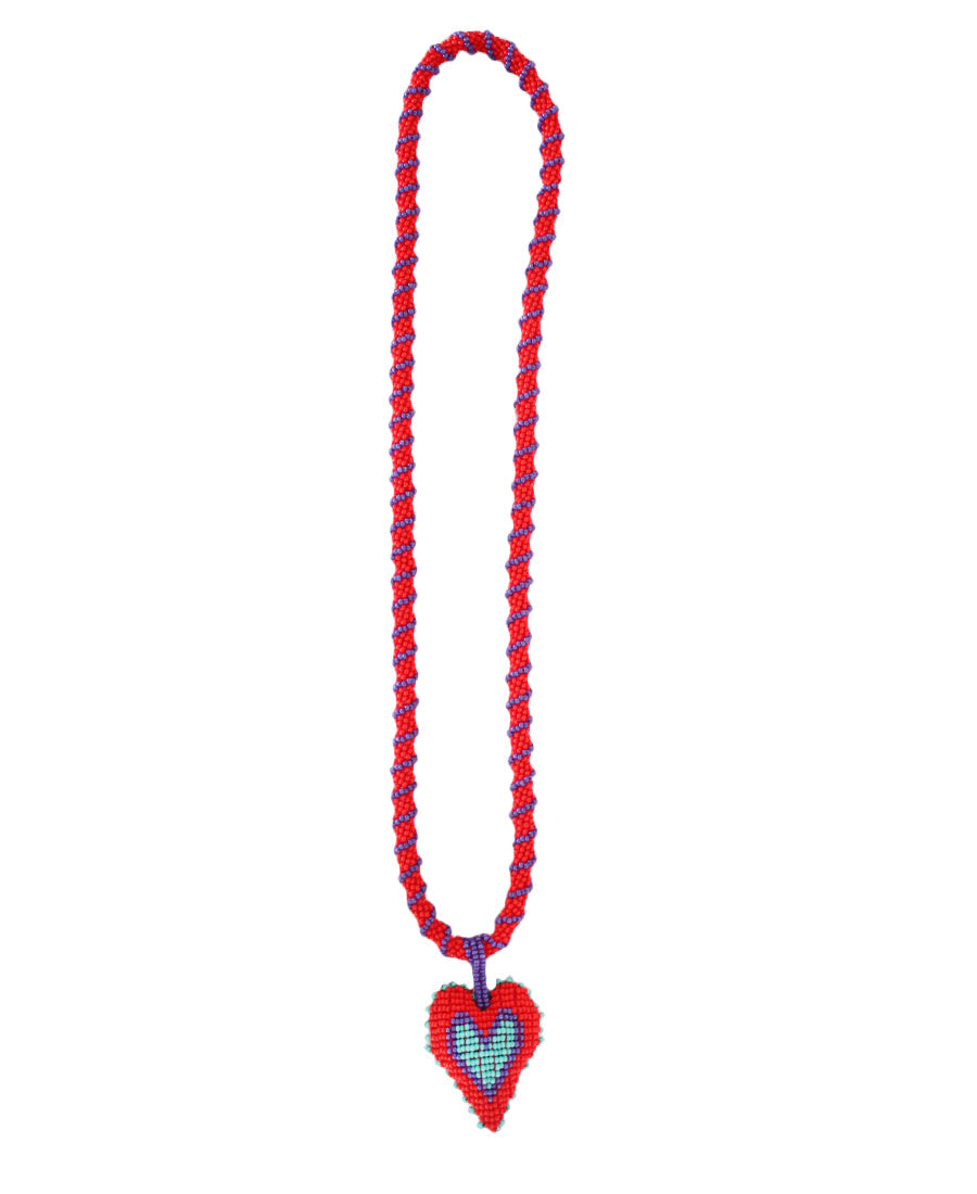 Necklace Long Love You Collar Rojo