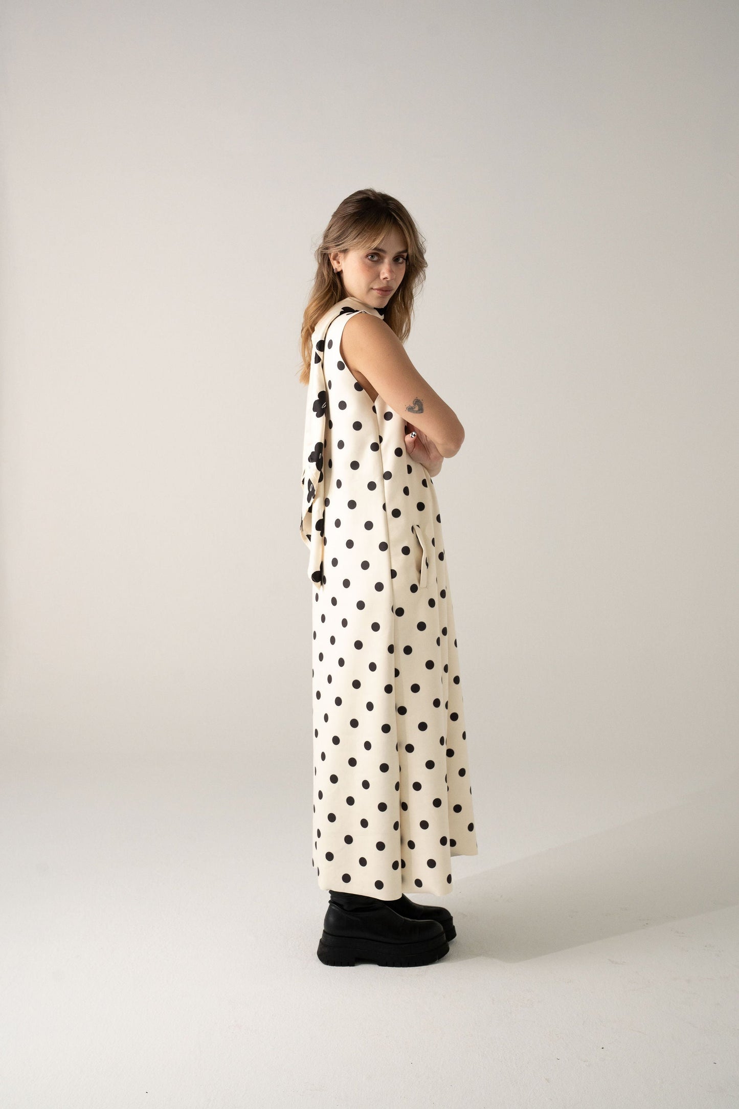 Vestido Serena Print Dots