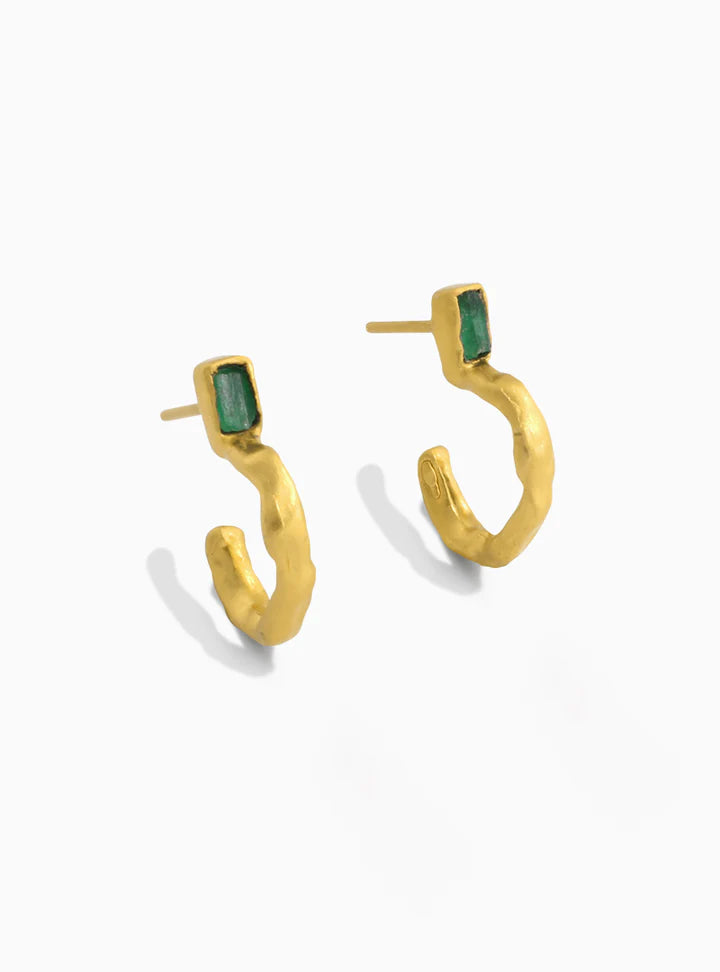 Aretes Maya Emerald