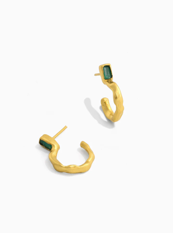 Aretes Maya Emerald