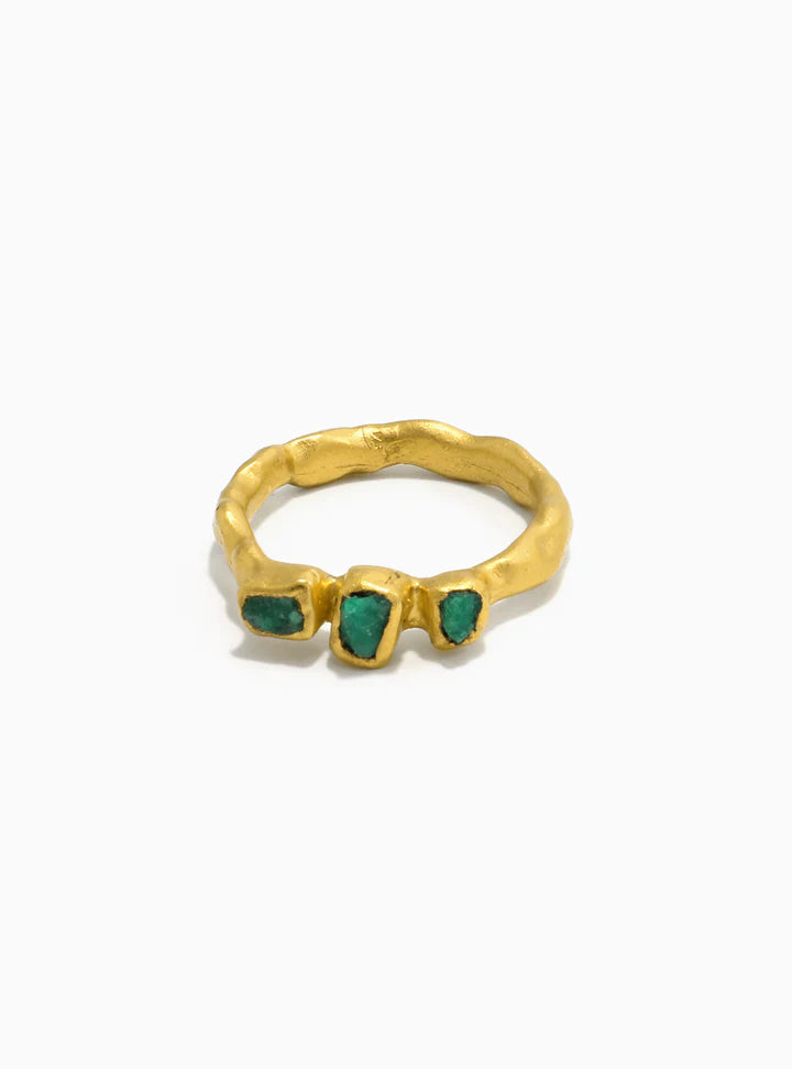 Anillo Maya 3 Stones