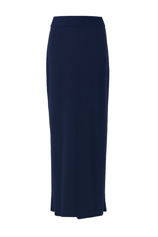 Skirt Cherry Knit Fluffy Azul