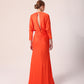 Vestido Heliconia Coral/Ivory