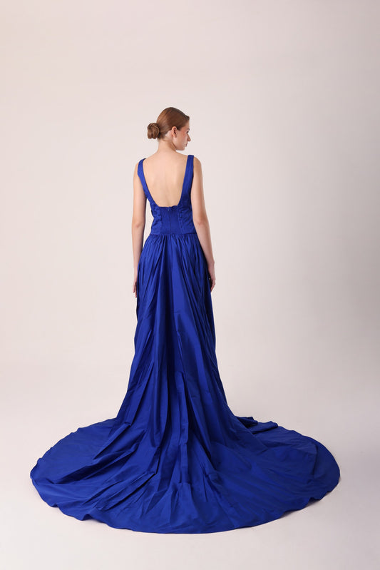 Vestido Lirio Azul Rey
