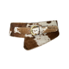 Cinturon Savanna Cowprint Brown