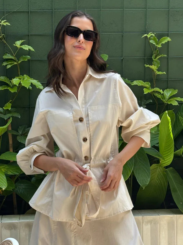 Camisa Festival Ivory