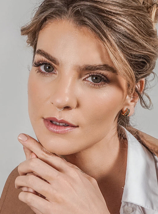 Arete Micro Squared Hoops