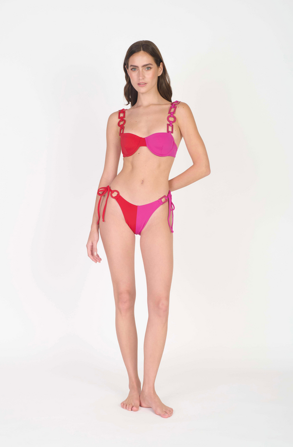 Bikini Botton Crimson Cascade